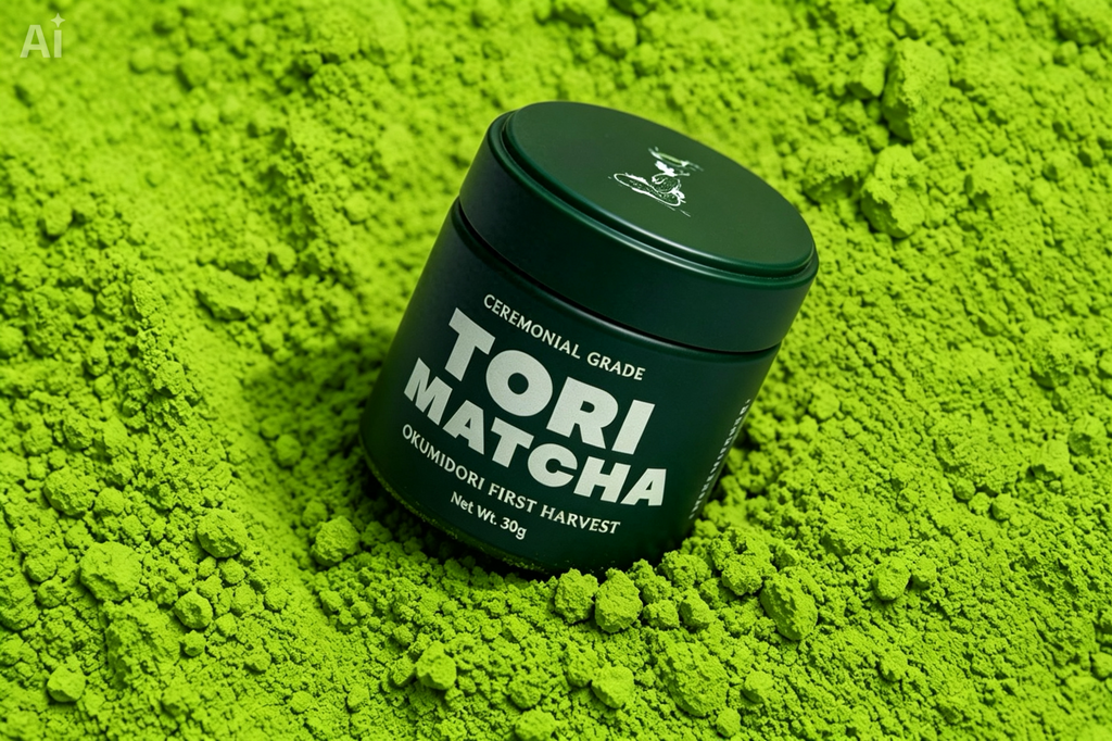 Okumidori First Harvest Matcha can